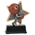 Basketball Little Pals Resin Award - 5" Tall